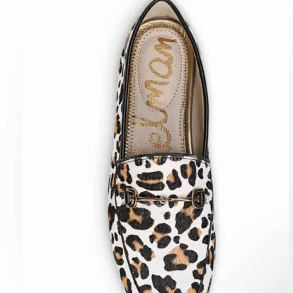 Leopard Print Loafers Size 9 Sam Edelman Loraine Flats Chic Workwear Statement